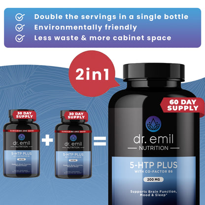 DR EMIL NUTRITION 200 MG 5-HTP Plus with SAM-e for Mood, Stress, and Sleep DR EMIL NUTRITIONBuy Supplements Australia
