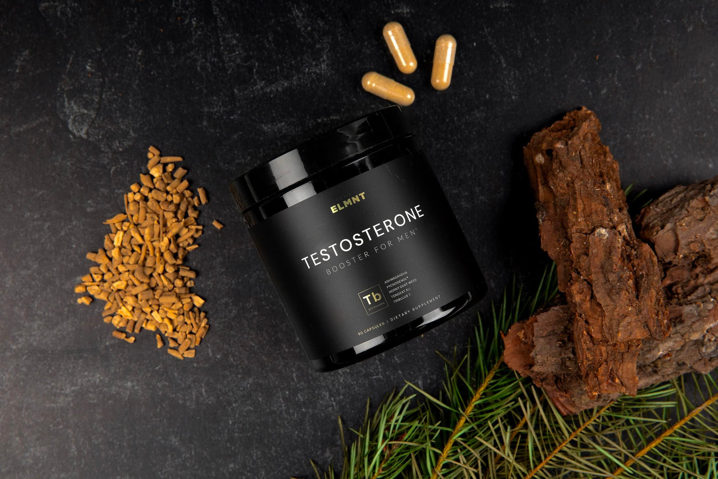 21,800mg Testosterone Booster for Men 8X Strength w. Ashwagandha, Tongkat Ali, Pycnogenol, Tribulus - Total T Male Enhancing Test Booster + Muscle Builder Workout Testosterone Supplement for Men TERRA ELMNTBuy Supplements Australia