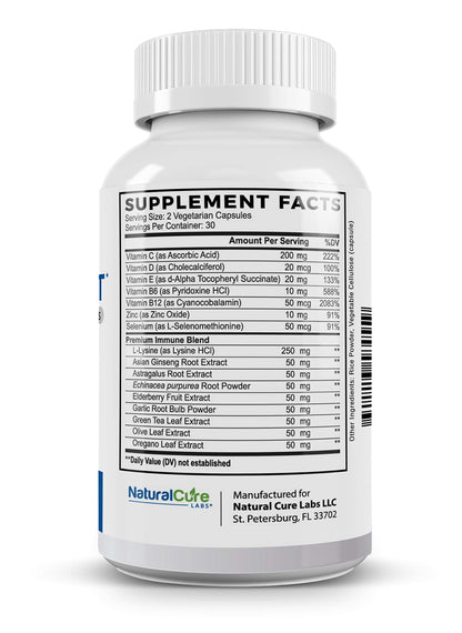Natural Cure Labs Premium Immune Support Natural Cure LabsBuy Supplements Australia