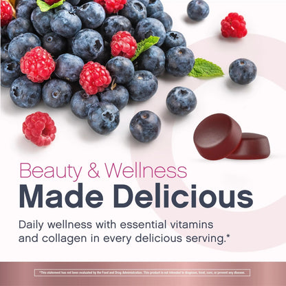 NeoCell Women's Multi Gummy with Collagen | 120 Gummies | Essential Vitamins & Minerals | Berry Flavor Supplement NeoCell