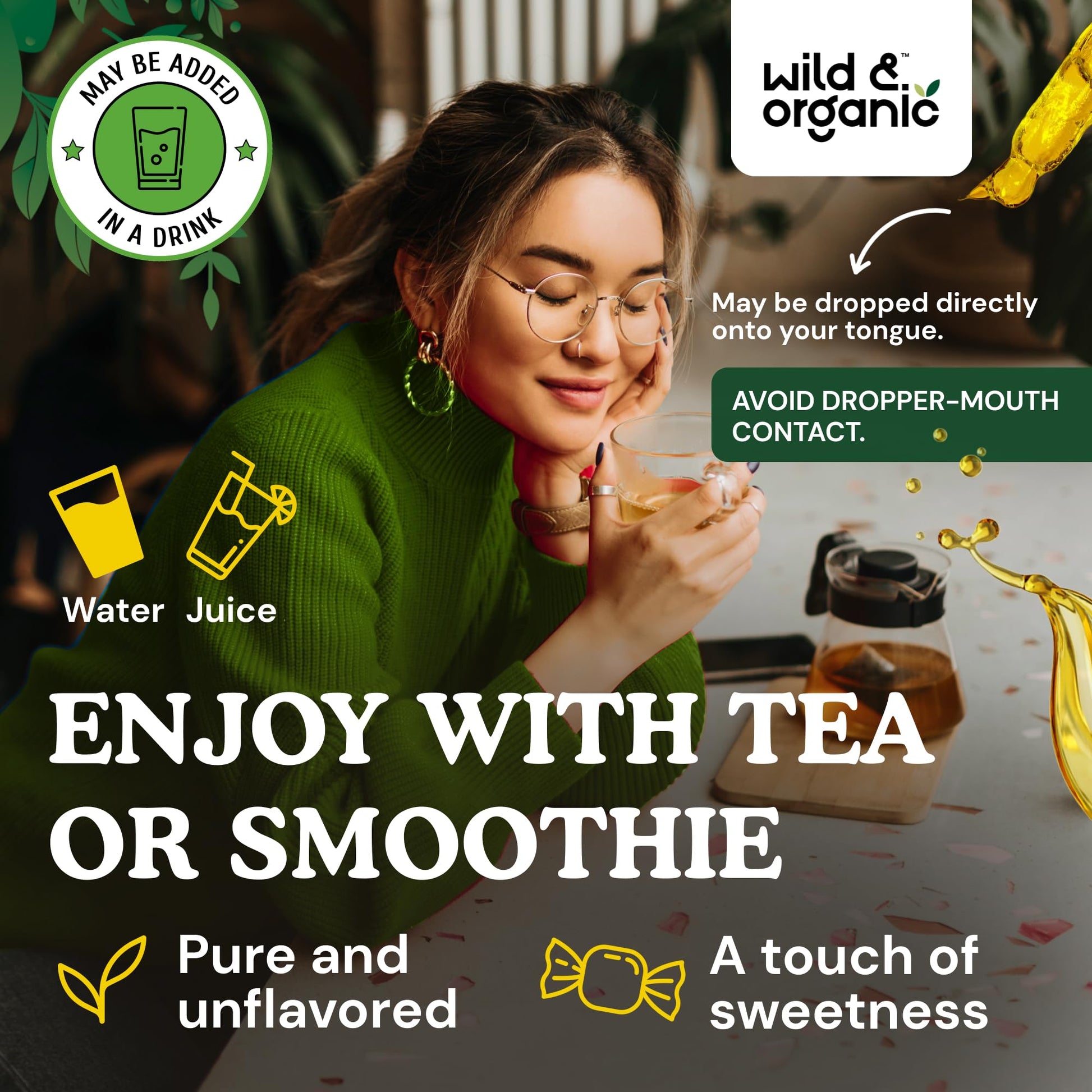Wild & Organic Motherwort Tincture - Good Mood, Calmness, Overall Support - Supplements for Women with Motherwort Herb - Vegan, Sugar & Alcohol-Free Extract Drops - 4 fl oz Wild & OrganicBuy Supplements Australia