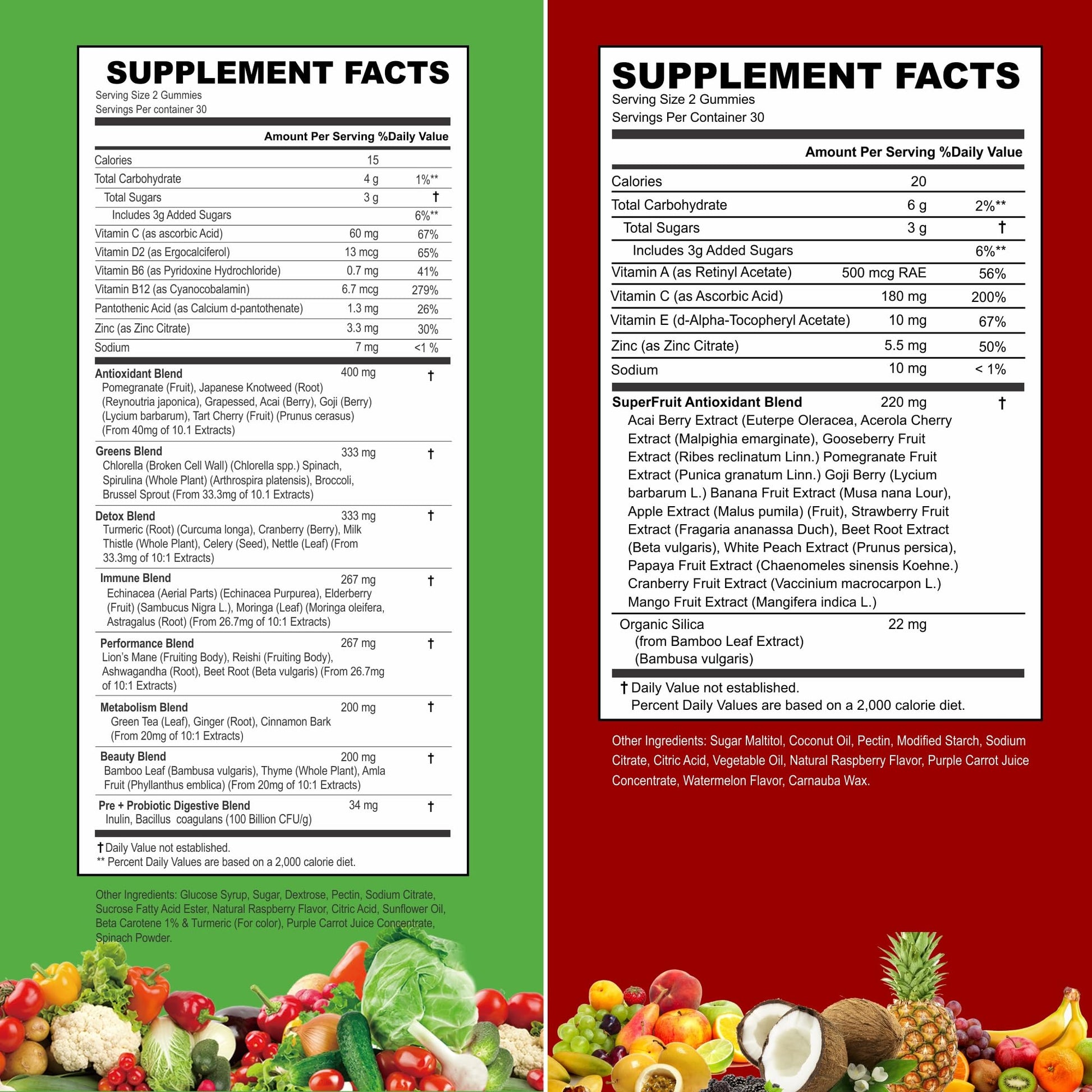 VITINITY Made with Real Fruit-Real Veggie Gummies-Superfood Vegetable Vitamin Supplement for Women,Men,Kids-Blend of Fruit and Greens for Daily Health.Fruits and Vegetables Supplements (30-Day Supply) VITINITYBuy Supplements Australia