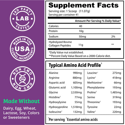 Collagen Protein Powder. Grass Fed Collagen Powder for Women & Men. Hydrolyzed Dr. MatthewBuy Supplements Australia