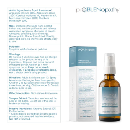 proBLENopathy Lung Support Oral Spray 30-Day Supply - Respiratory Protection & Toxin Removal proBLENopathyBuy Supplements Australia
