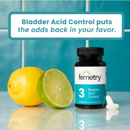 LifeSeasons Femetry Bladder Acid Control - Support for Interstitial Cystitis - Reduce Urine Acidity in The Bladder - Eases Flares Caused by Eating or Drinking Acidic Foods - 60 Tablets LifeSeasonsBuy Supplements Australia