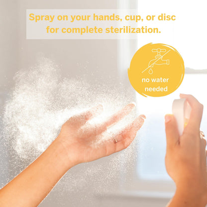 Pixie Sterilizer Spray for Menstrual Cups - Complete Sterilization in Just A Quick Spray - 100% Hypoallergenic Pixie CupBuy Supplements Australia