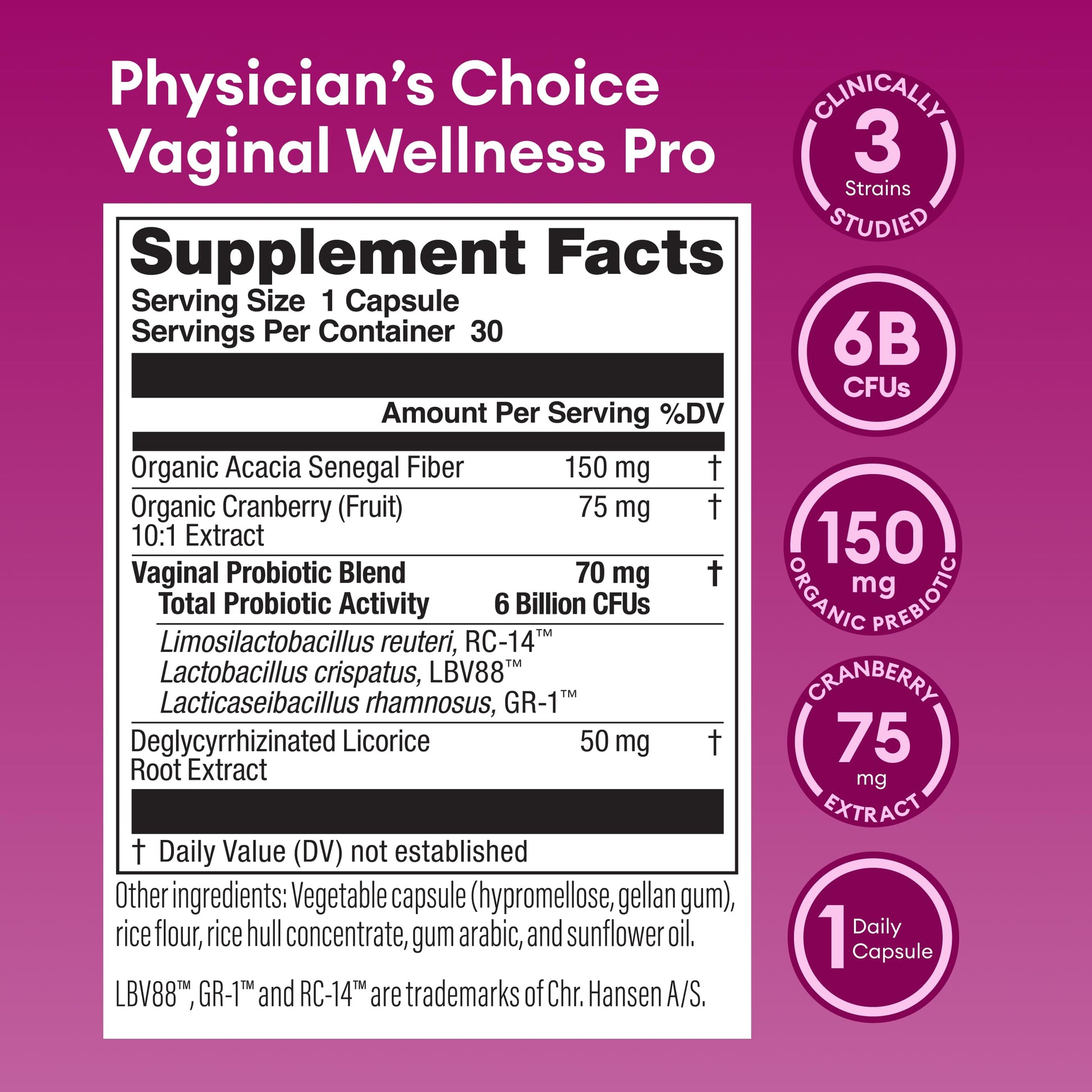 Physician's CHOICE Feminine Power Duo Bundle - Vaginal Probiotic + Womens Probiotic Physician's CHOICEBuy Supplements Australia