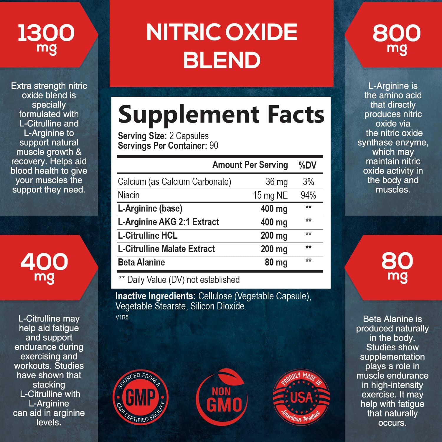 Extra Strength Nitric Oxide Supplement L Arginine 3X Strength - Citrulline Malate, AAKG SILVERONYXBuy Supplements Australia