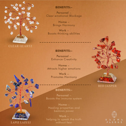 Crystal Tree Tree of Life 7 Chakra Healing Crystals & Stones for Positive Energy, Good Luck Gifts KARMAPLEDGEBuy Supplements Australia
