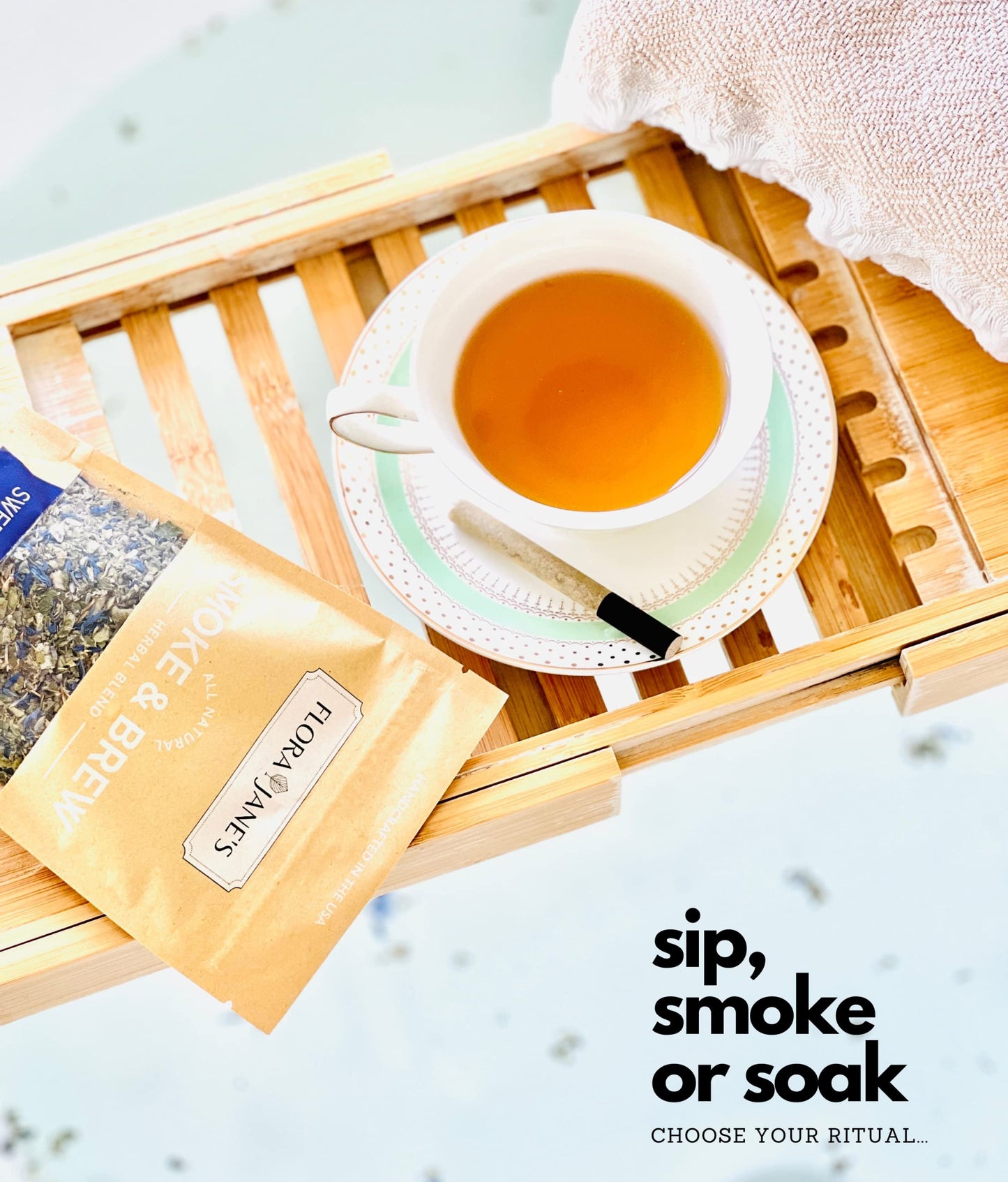 Smoke & Brew - Sweet Dreams Blend for Relaxation and Sleep - Caffiene Free Tea and Smoke Blend Flora Jane'sBuy Supplements Australia
