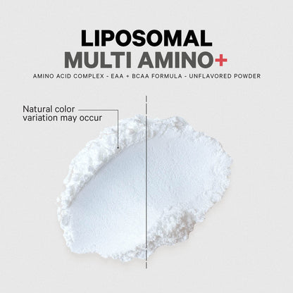 Codeage Liposomal Multi Amino Powder Supplement - BCAA & EAA Supplement All 9 Essential Amino Acids, Branched-Chain Amino Acid, Pre & Post Workout, Unflavored, Liposomal Delivery, Non-GMO, 6.15 oz CodeageBuy Supplements Australia