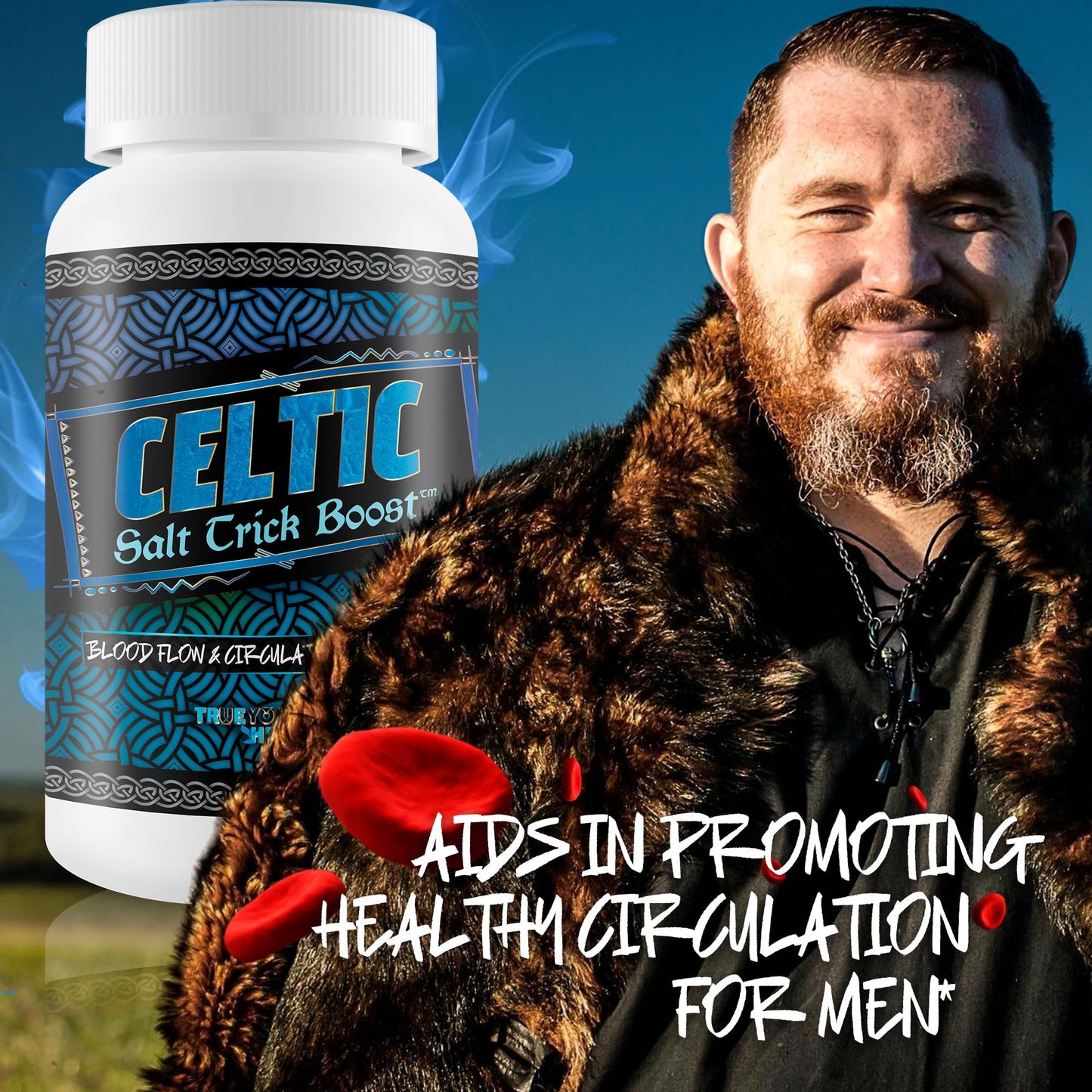 Celtic Salt Trick Boost for Blood Flow - Improved Formula - Our Best Blood Circulation Supplements for Men - Increase Blood Flow Care Blood Circulation Pills - Advanced Blood Flow Support True You HealthBuy Supplements Australia