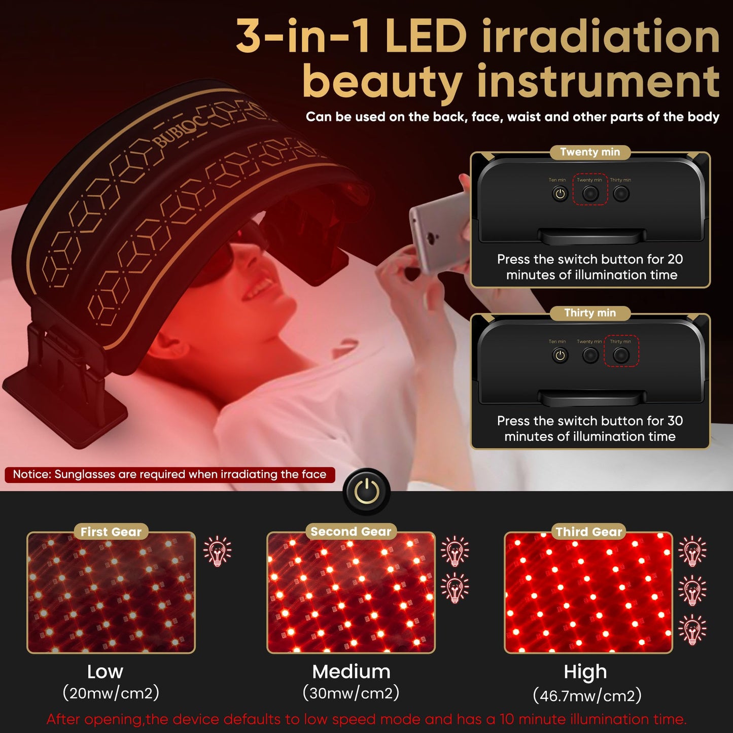 Multifunction Infrared Red Light Therapy for Body and Face, Near-Infrared 850 Red Light Therapy, Cordless ZagMufeBuy Supplements Australia