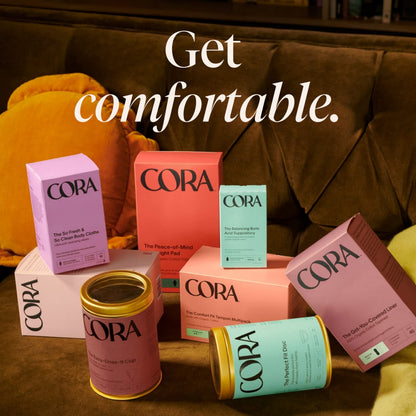Cora Period Regular Liners | 100% Organic Cotton Topsheet | Ultra Thin, Quick Absorbency CoraBuy Supplements Australia