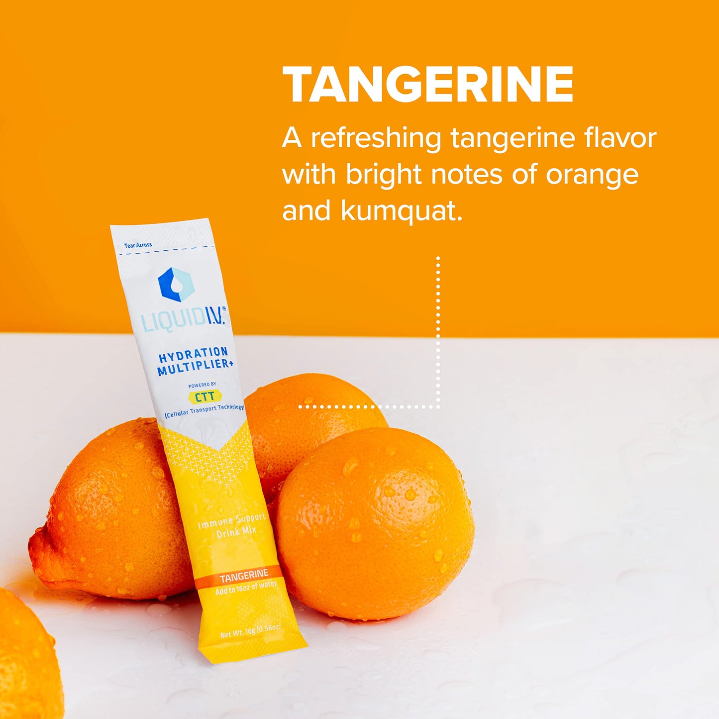 Liquid I.V. Hydration Multiplier + Immune Support - Tangerine - Hydration Powder Liquid I.V.Buy Supplements Australia