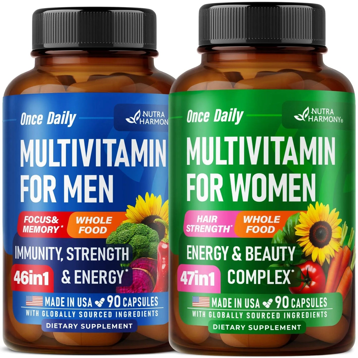 NUTRAHARMONY Multivitamins for Men & Women NUTRAHARMONY