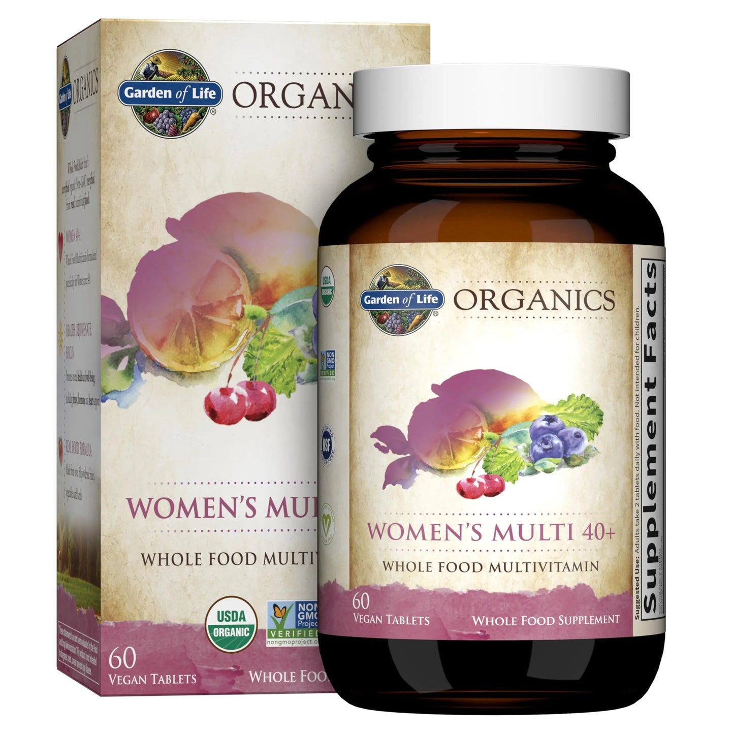 Garden of Life Organics Vitamins for Women 40+ - 60 Tablets and Once Daily Multi - 30 Tablets Garden of LifeBuy Supplements Australia