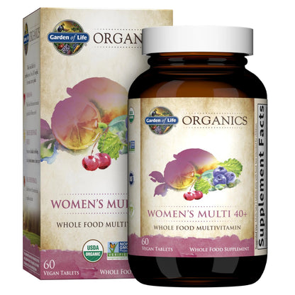 Garden of Life Organics Vitamins for Women 40+ - 60 Tablets and Once Daily Multi - 30 Tablets Garden of LifeBuy Supplements Australia