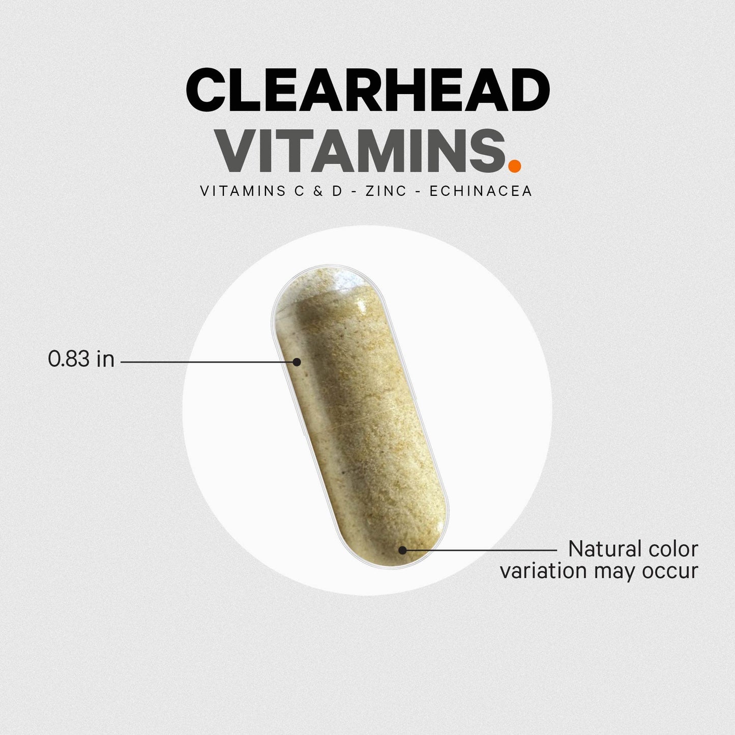 Codeage Clearhead Echinacea+ Supplement - Echinacea, Schisandra, Feverfew, Coptis, American Ginseng, Astragalus, Garlic, Probiotics, Vitamins C & D3, Zinc, Selenium - Clear Head Vitamin - 90 Capsules CodeageBuy Supplements Australia