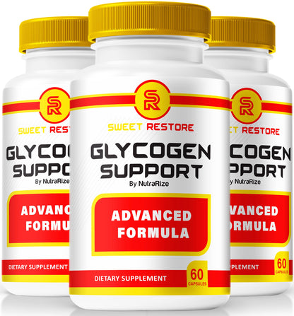 NutraRize (Pack of 3 Sweet Restore Glycogen Support, Joint Support, Official Glycogen Support Capsules, Joint Support Formula Blood Vessel Cleaner Reviews (180 Capsules) NutraRizeBuy Supplements Australia