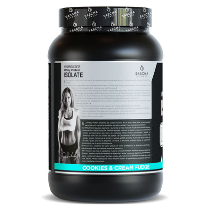 SASCHA FITNESS Hydrolyzed Whey Protein Isolate,100% Grass-Fed (2 Pounds, Cookies SASCHA FITNESSBuy Supplements Australia