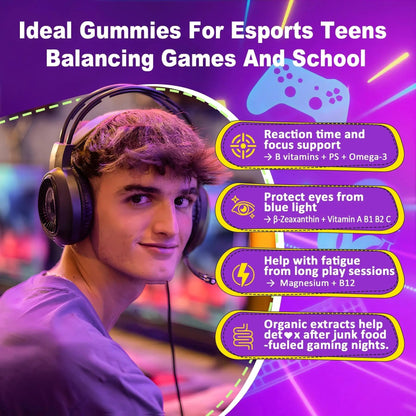 Nextdia Multivitamin Filled Gummies for Teen Boys Girls 12-17, 18, 19, Kids 10+ Multivitamin with Omega 3, Calcium + Magnesium + Zinc, Multi-Minerals NextdiaBuy Supplements Australia