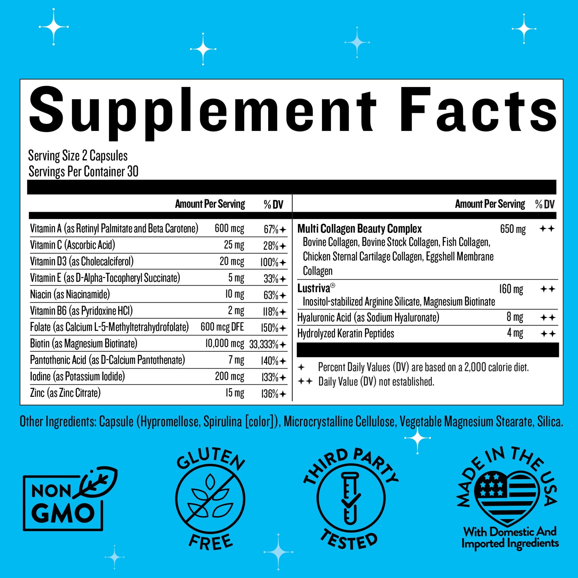 Legendairy Milk Hair Growth Vitamins for Women - Biotin for Hair Growth with Collagen & Lustriva, Hair Loss Products & Supplements for Thinning, Thicker, Fuller, Stronger Skin & Nails, Mane Event™ Legendairy MilkBuy Supplements Australia