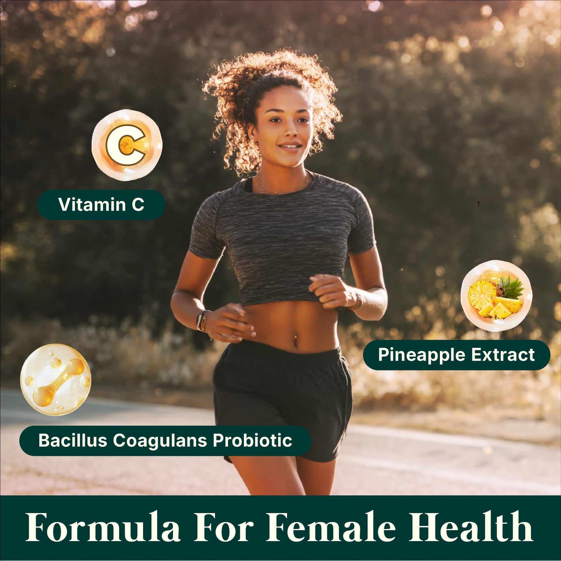 Zontixyrl Premium Feminine Balance Gummies Women - Pineapple Gummies for Women pH Probiotic and Immune Support Vegan Gluten Free 60 Gummies 30 Servings ZontixyrlBuy Supplements Australia