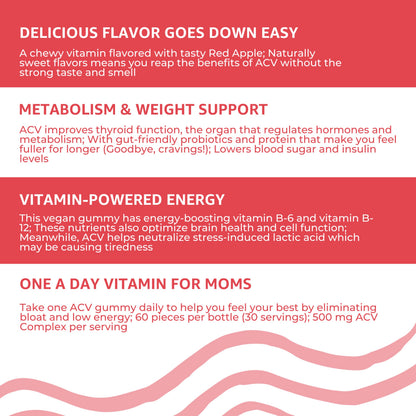 Baby Blues Apple Cider Vinegar Gummies - Vegan, Non-GMO & Gluten-Free, Postpartum Dietary Supplement Baby BluesBuy Supplements Australia