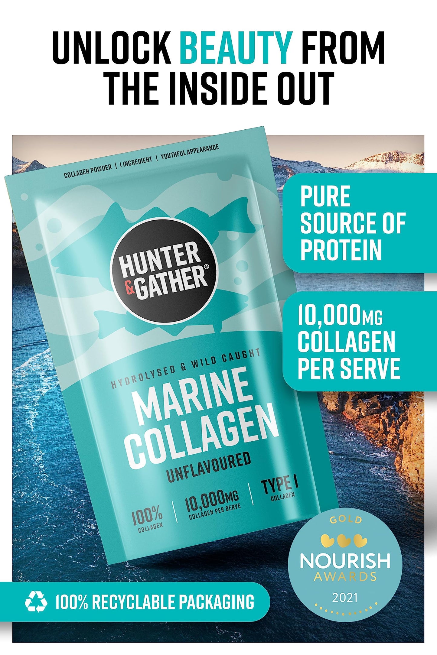 Hunter & Gather Collagen Powder Bundle | Hydrolysed Grass-Fed Bovine Collagen Hunter & GatherBuy Supplements Australia