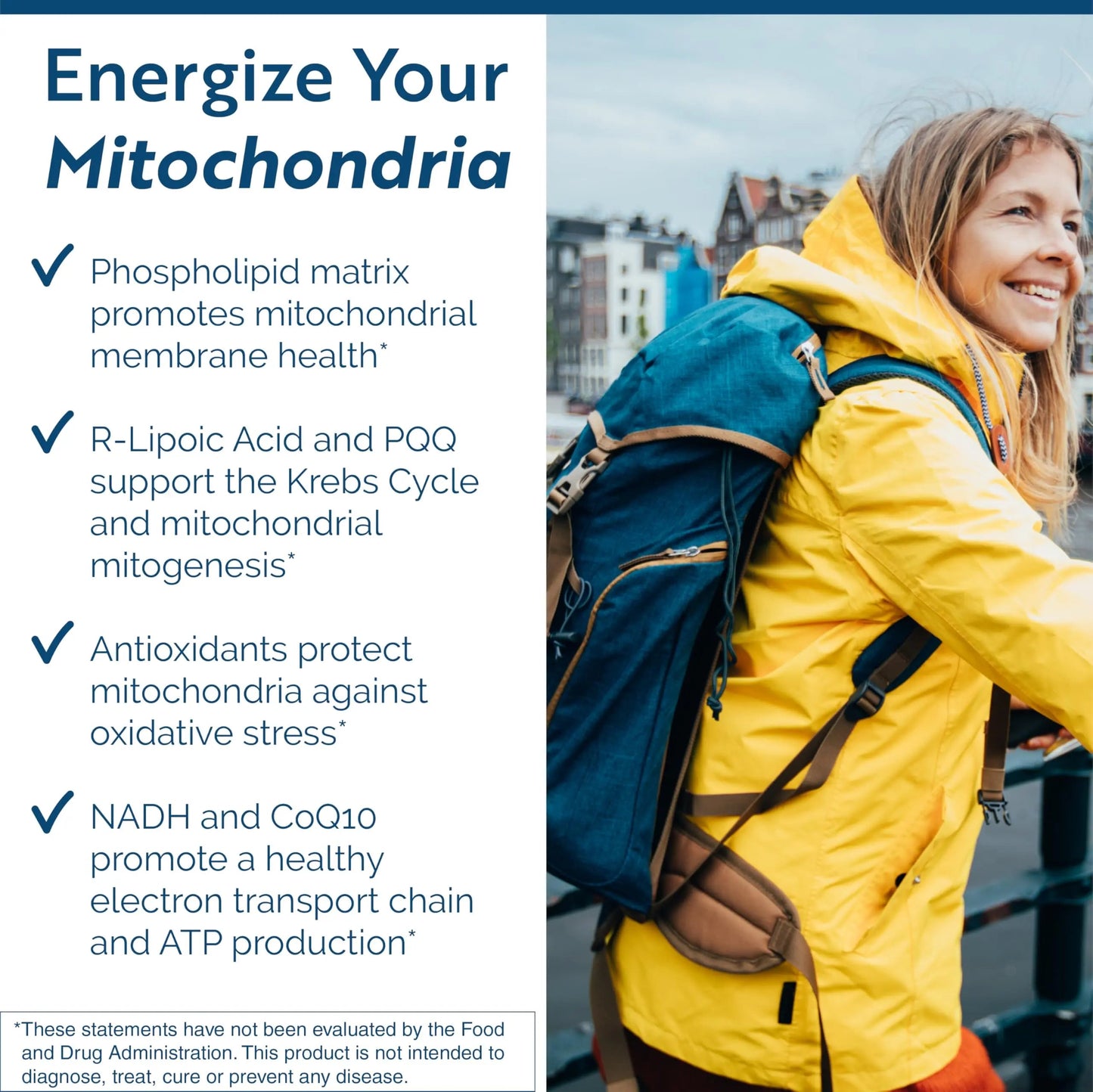Researched Nutritionals Mens & Womens Vitamins - Optimized Energy Duo - Adrenal Support & Mitochondrial Supplements Researched Nutritionals