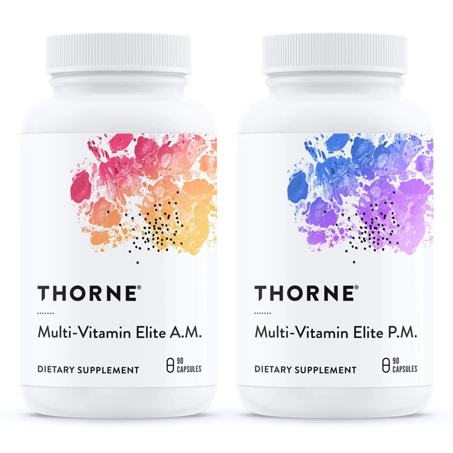 THORNE - Daily Nutrients Bundle - Multivitamin Elite and Omega-3 with CoQ10-30 to 90 Servings THORNE