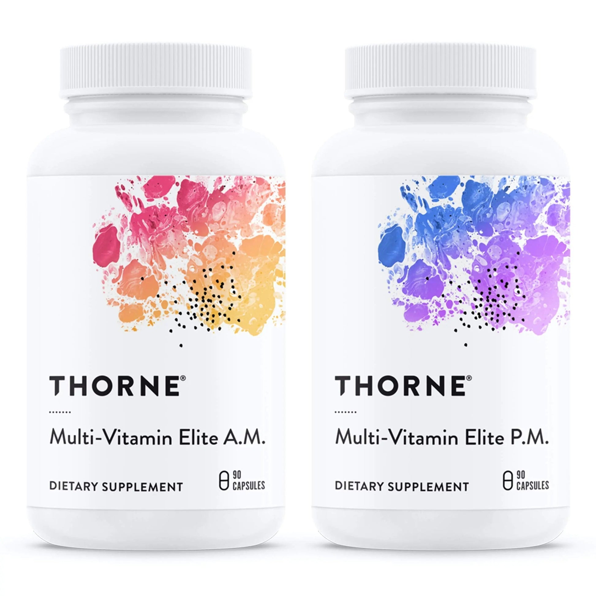 THORNE - Daily Nutrients Bundle - Multivitamin Elite and Omega-3 with CoQ10-30 to 90 Servings THORNE
