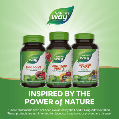 Nature's Way Orchard Fruits, Fruit Powder Blend, Contains 12 Different Fruits, 900mg Per 2-Capsule Serving, 60 Capsules Nature's WayBuy Supplements Australia