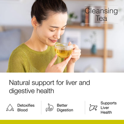 Dr. Schulze's Detox Tea - Gentle Cleansing Tea for Digestive Health - Inner Body Refresh - Bowel Support - Natural, Plant-Based Ingredients - Gluten-Free & Vegan - 6 oz (32 Servings) - 2 Pack Dr. Schulze'sBuy Supplements Australia