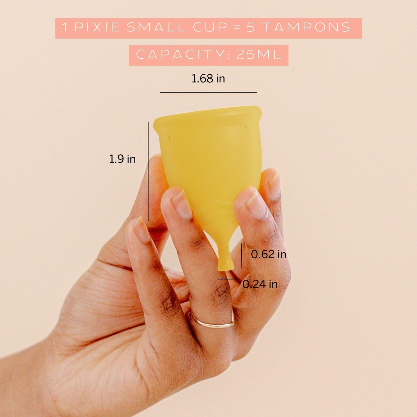 Pixie Menstrual Cup Steamer Sterilizer with A Small Period Cup - Ranked 1 for Most Comfortable Reusable Pixie CupBuy Supplements Australia