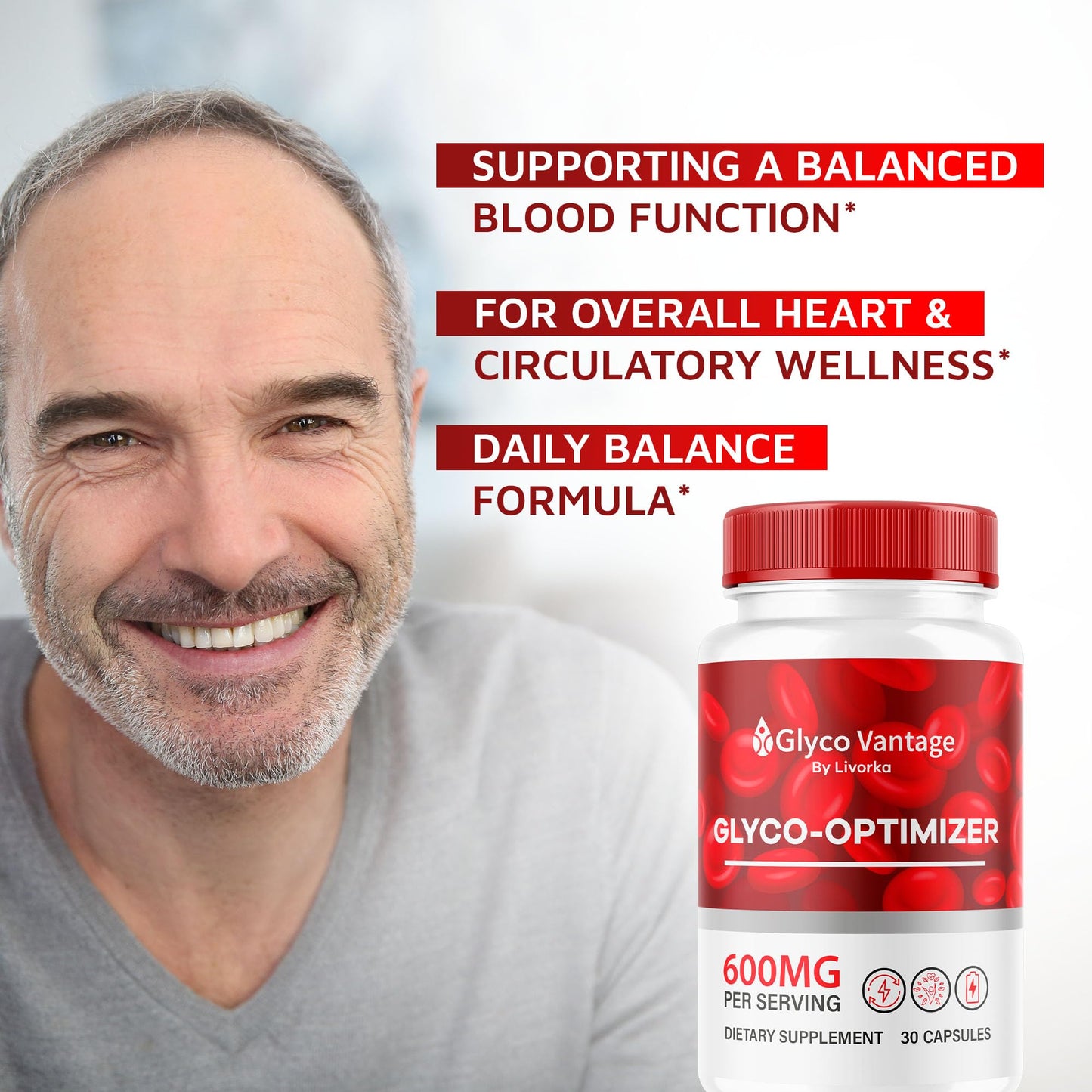 (3 Pack) Glyco Vantage Glyco Optimizer, Glyco Vantage, Glyco Vantage Capsules, Glyco Vantage Joint Optimizer, GlycoVantage Glyco Optimizer Pills, Glyco Vantage Support, 90 Capsules For 3 Months LIVORKABuy Supplements Australia