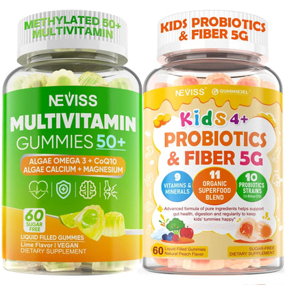 NEVISS Multivitamin for Men & Probiotics for Kids Teen + Veggie & Fruit Fiber Gummies NEVISSBuy Supplements Australia