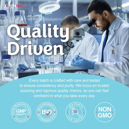 YumVs Kids Multivitamin with Iron & Minerals Chewable Tablets – Grape & Berry Flavor Vitamins for Toddlers & Children Age 2+ – Daily Multivitamin YUM-V'SBuy Supplements Australia