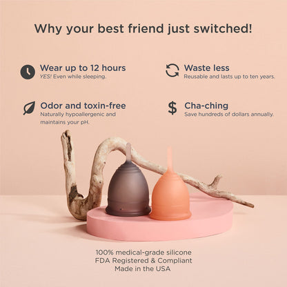 Saalt Soft Menstrual Cup - Best Sensitive Reusable Period Cup - Wear for 12 Hours - Tampon and Pad saaltBuy Supplements Australia