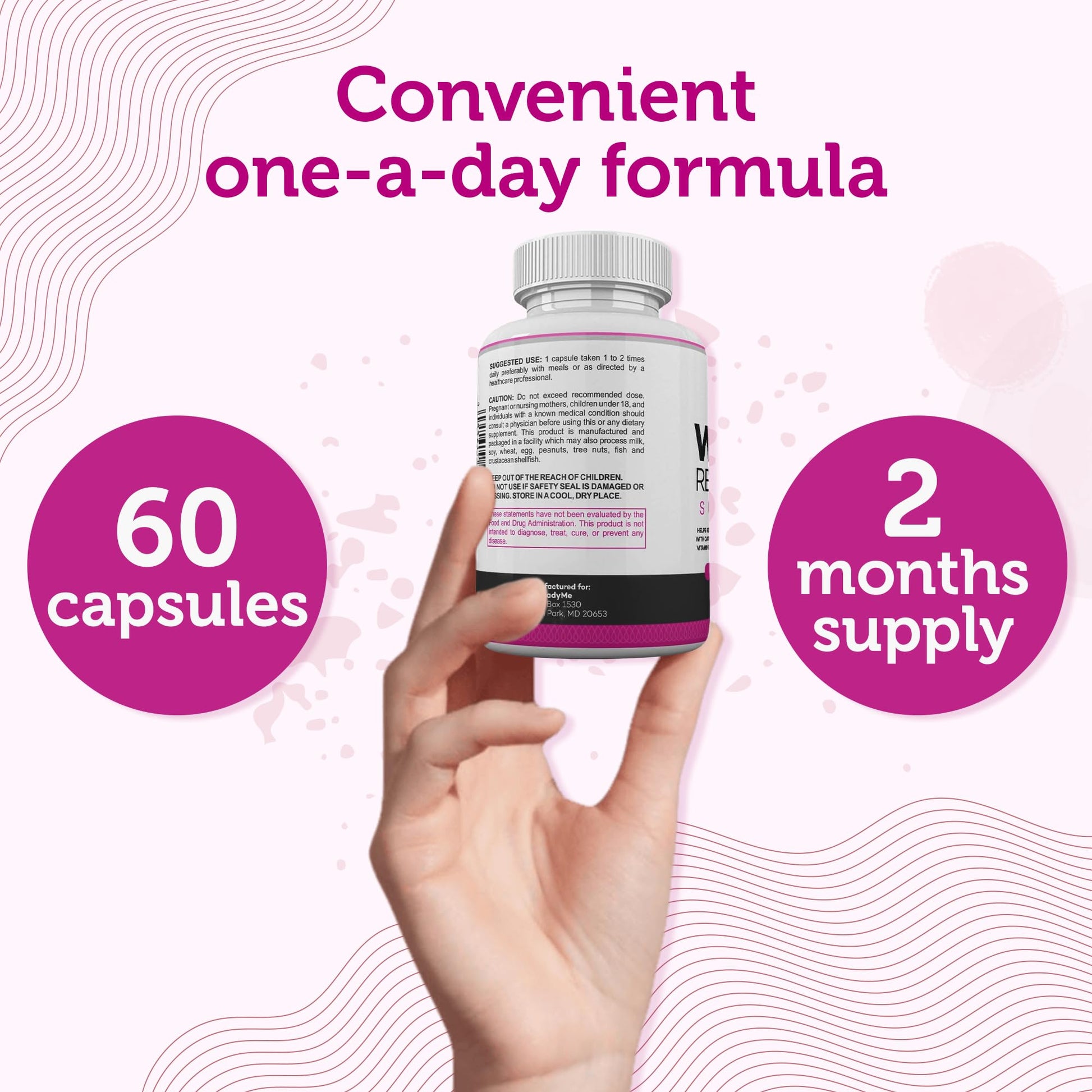 Water Retention Pills for Women Bloating Relief with Vitamin B6, Dandelion & Green Tea Natural LADYME WOMEN'S HEALTHBuy Supplements Australia