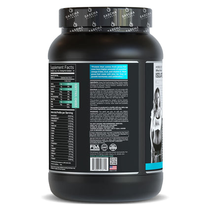 SASCHA FITNESS Hydrolyzed Whey Protein Isolate,100% Grass-Fed (2 Pounds, Coconut) SASCHA FITNESSBuy Supplements Australia