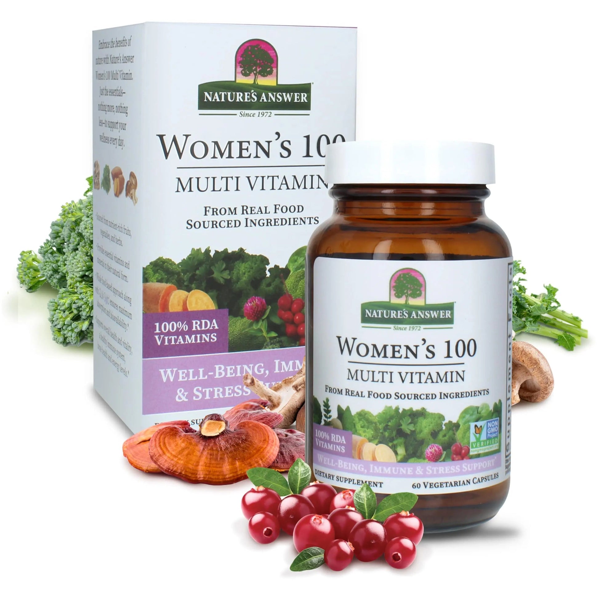 Nature's Answer Women's 100, Multivitamin, 60 Vegetarian Capsules Nature's Answer