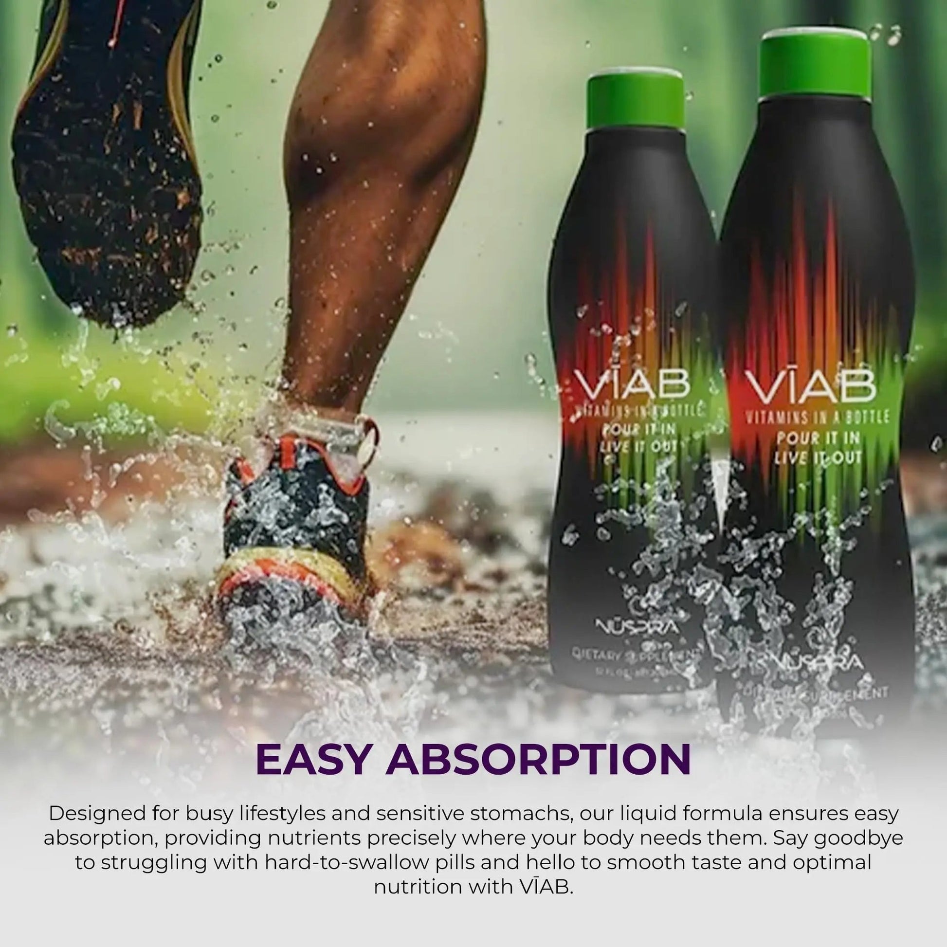 NüSpira - VĪAB Liquid Multi-Vitamin - Effortless Wellness for The Whole Family - Potent Blend of Vitamins & Minerals - Smooth Taste - 30oz NuSpiraBuy Supplements Australia