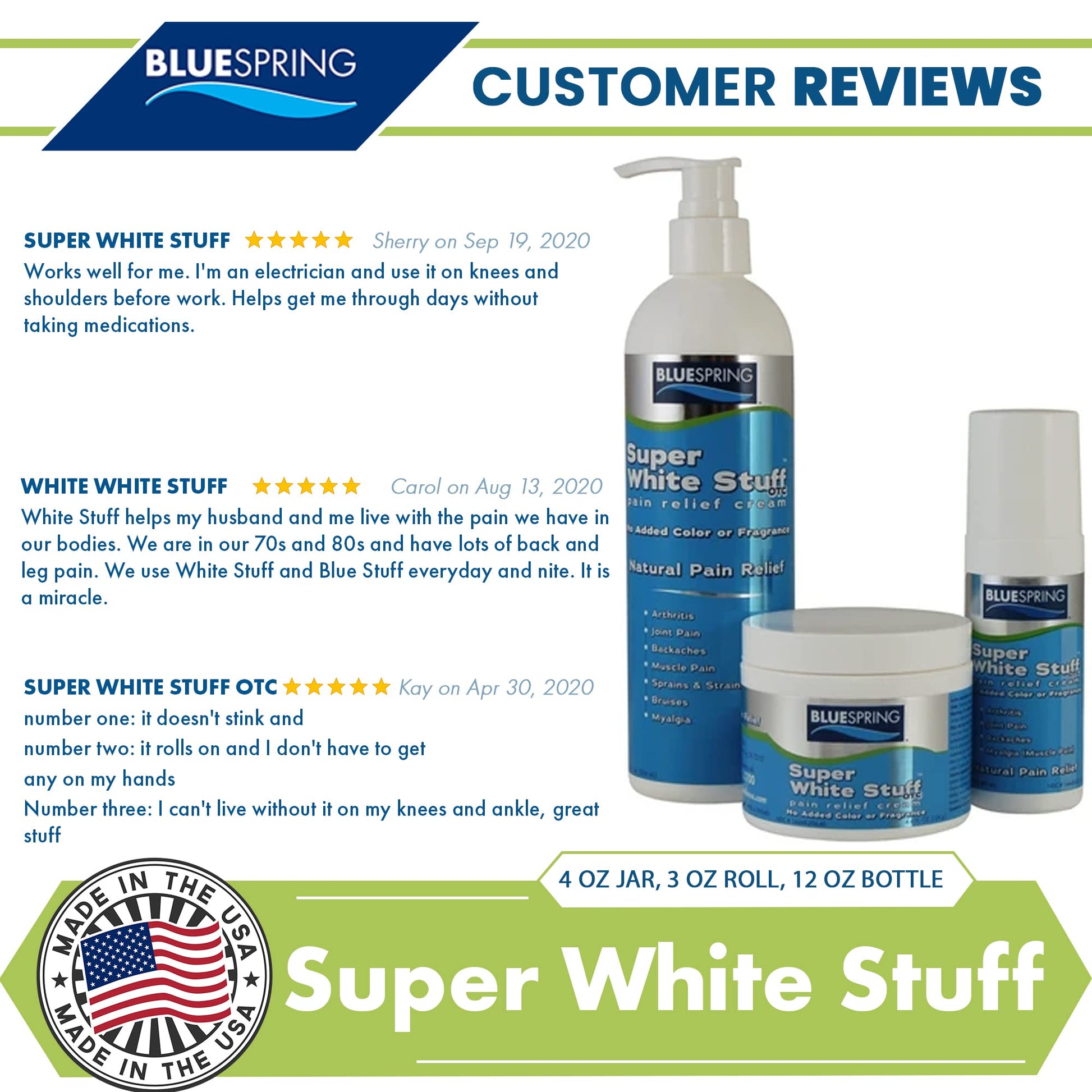 Emu Therapy Super White Stuff OTC 12-oz. Pump Bottle - Natural, Made in USA, Paraben-Free, Works in As Little As 5 Minutes for Joint/Muscle Pain, Backaches, Sprains/Strains, Bruises & More Emu TherapyBuy Supplements Australia