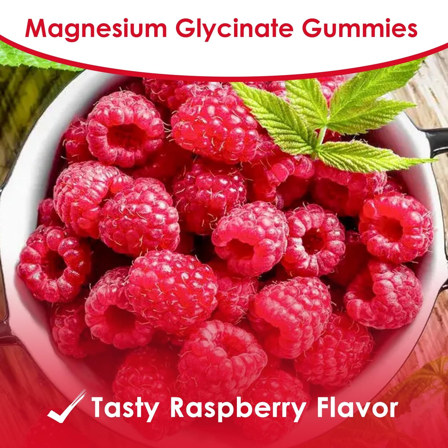 Magnesium Glycinate Gummies 500mg | Relaxation Calm Magnesium Gummies | Sugar-Free | Non-GMO | Gluten-Free