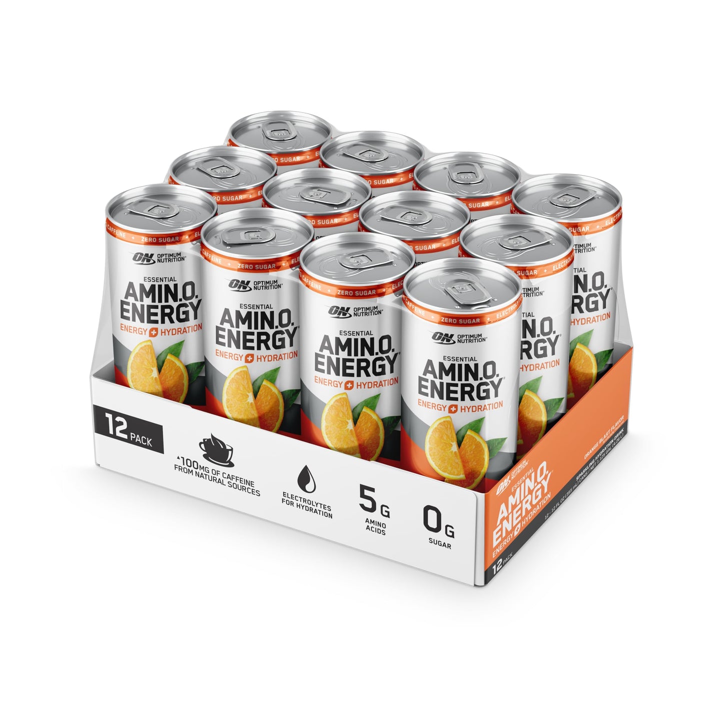 Optimum Nutrition Amino Energy Sparkling Hydration Drink, Electrolytes, Caffeine, Amino Optimum NutritionBuy Supplements Australia