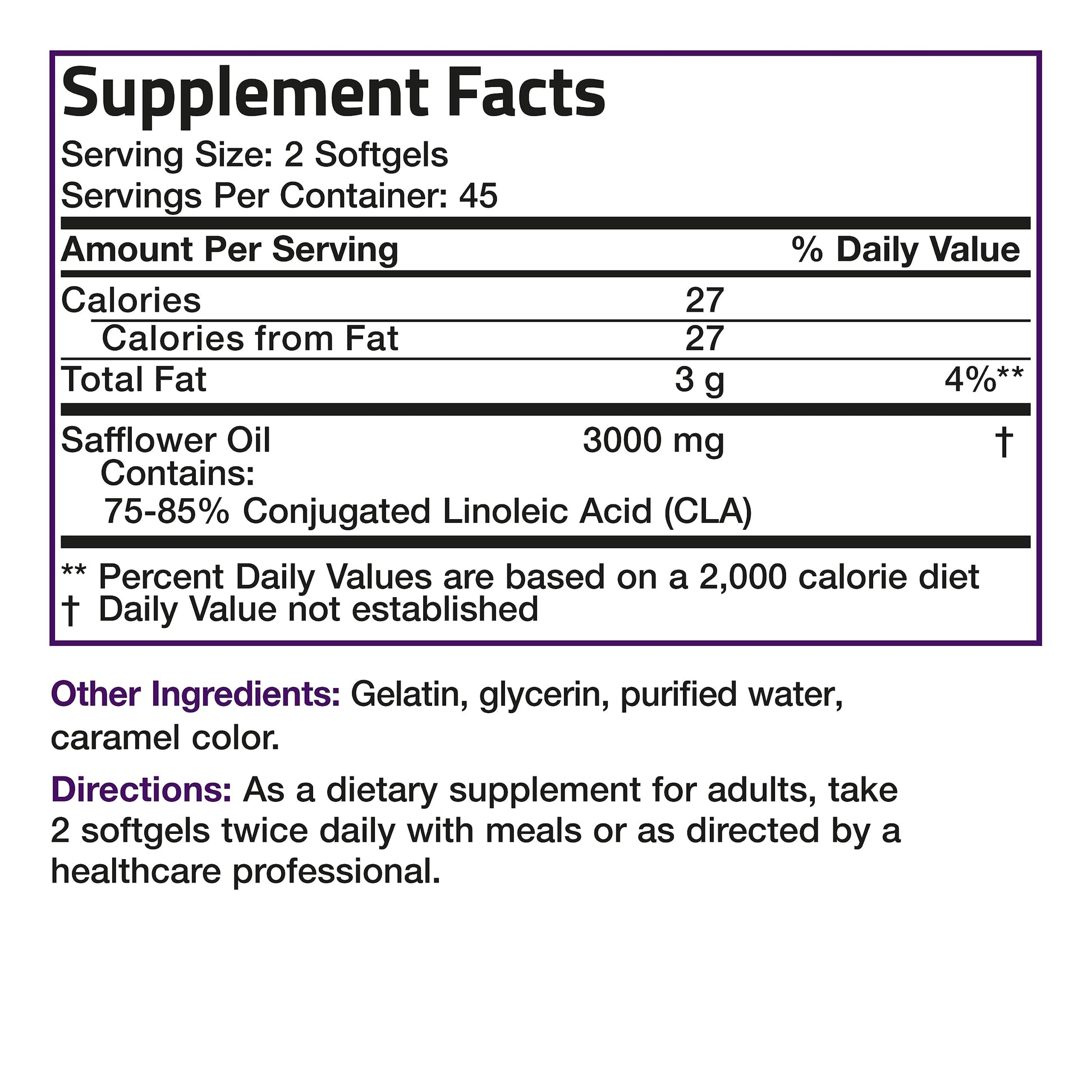 Bronson CLA 3000 Extra High Potency Supports Healthy Weight Managem