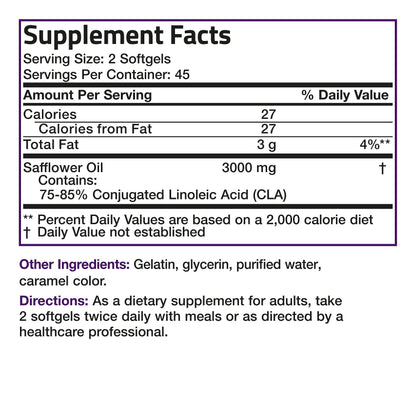 Bronson CLA 3000 Extra High Potency Supports Healthy Weight Managem