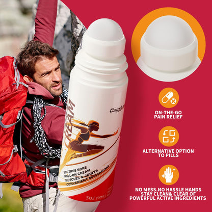 CARELAND Pain Relief Roll On Cream 2 Pack Capsaicin Roll On with Menthol & Methyl Salicylate Formula, 3oz, Cooling Joint Pain Relief for Knee, Lower Back, Neck & Sore Muscles, Arthritis Pain Reliever CARELANDBuy Supplements Australia